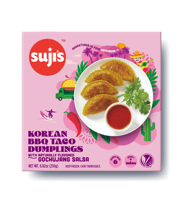 Korean BBQ Taco Dumplings with Goghuja Salsa